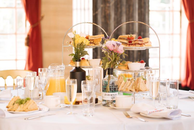 Vegan Afternoon Tea wedding catering at the Temple of Peace