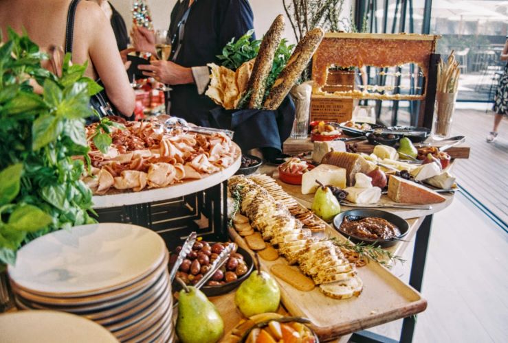 Wedding grazing boards carbon footprint of wedding catering